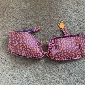 Victoria’s Secret Purple Orange Bikini Swim Top M